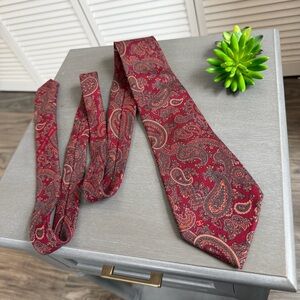 Vintage Chanel Hidden CC Paisley Silk Neck Tie